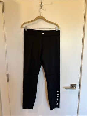 Monteau Black High-Rise Performance Leggings